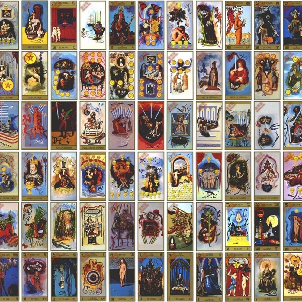 SEALED RARE Salvador Dalí Collector Tarot Spiritual Angelic Oracle Guidance Deck - Picture 6 of 7